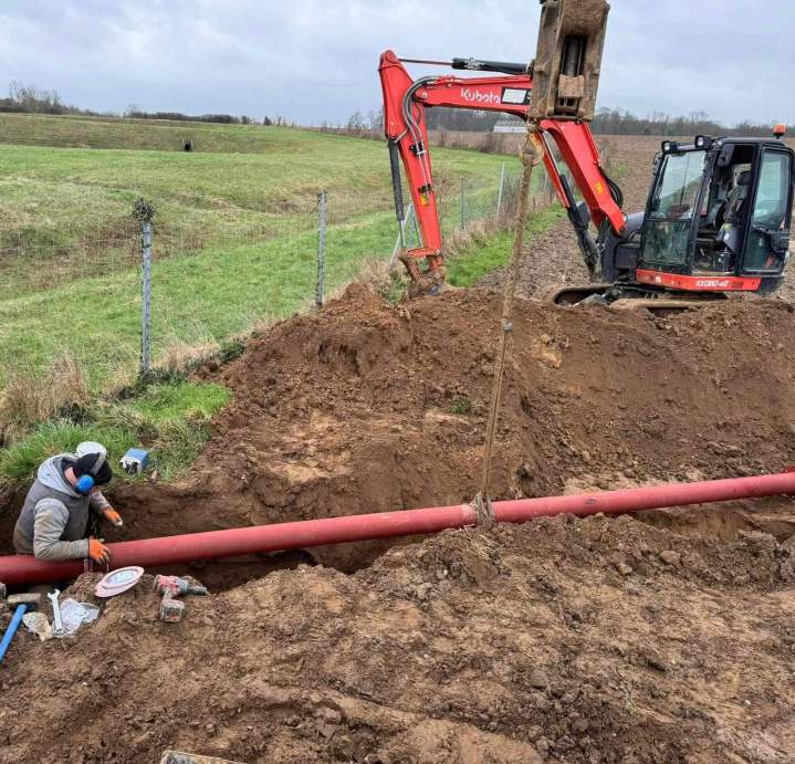 Pose de canalisations Amiens